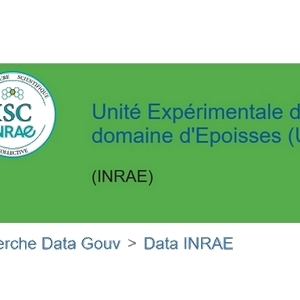 Ecran d'accueil du dataverse de l'unité expérimentale U2E sur data.gouv.fr
